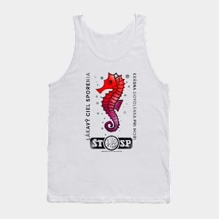 Vintage Seahorse label Tank Top